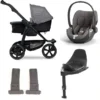 Tfk Mono 2 Kinderwagen Bundle Premium Grau Luftkammer CYBEX Cloud T I-Size + Base + Adapter