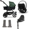 Tfk Mono 2 Kinderwagen Bundle Olive Luftkammer CYBEX Cloud T I-Size + Base + Adapter