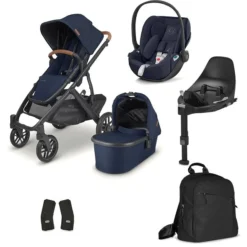 UPPAbaby Vista V2 Bundle Noa & Cybex Cloud Z2, BaseZ2, Wickelrucksack -Kinder Komfort vista v2 bundle noa