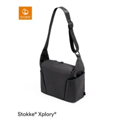 Stokke® Xplory® X Wickeltasche Rich Black -Kinder Komfort xplory x changingbag richblack 200923 028 carry rt