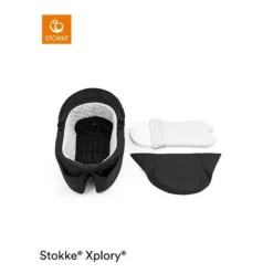 Stokke® Xplory® X Babywanne Rich Black -Kinder Komfort xplory x whatsincl carrycot 200923 008 rt