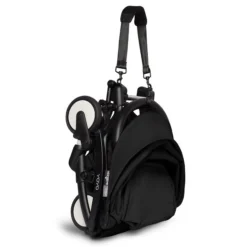 BABYZEN™ YOYO² 6+ Buggy Black Gestell Black -Kinder Komfort yoyo 2 6 folded 3 4 black frame black web