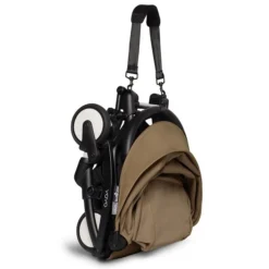 BABYZEN™ YOYO² 6+ Buggy Toffee Gestell Black -Kinder Komfort yoyo 2 6 folded 3 4 black frame toffee web