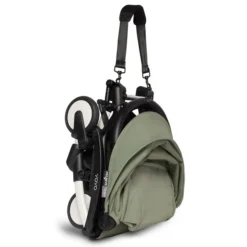 BABYZEN™ YOYO² 6+ Buggy Olive Gestell White 5 BABYZEN™ YOYO² 6+ Buggy Olive Gestell White -Kinder Komfort yoyo 2 6 folded 3 4 white frame olive web