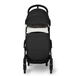 BABYZEN™ YOYO Fußsack Black -Kinder Komfort yoyo 2 6 front black frame footmuff black web