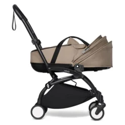 BABYZEN™ YOYO² Kinderwagen Taupe Gestell Black -Kinder Komfort yoyo 2 bassinet canopy down profile black frame taupe web 1
