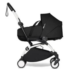 BABYZEN™ YOYO Babywanne Black -Kinder Komfort yoyo 2 bassinet profile white frame black web
