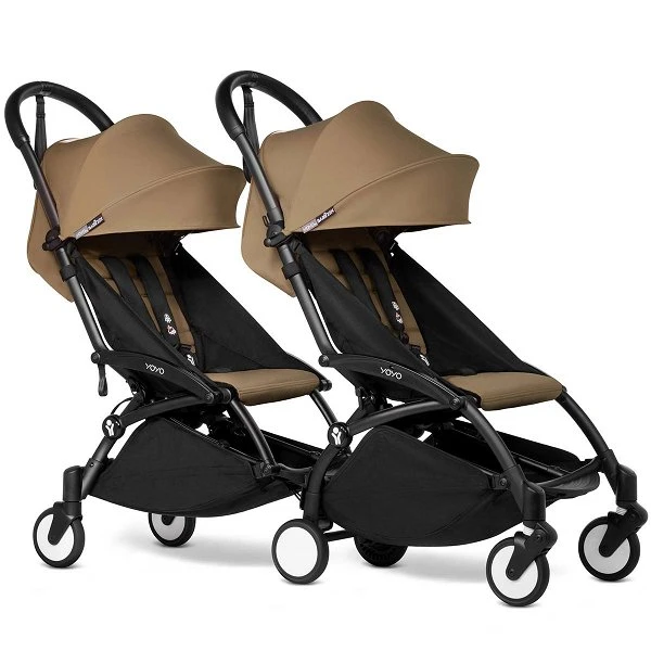 BABYZEN™ YOYO² Doppelbuggy Toffee Gestell Black 1 BABYZEN™ YOYO² Doppelbuggy Toffee Gestell Black