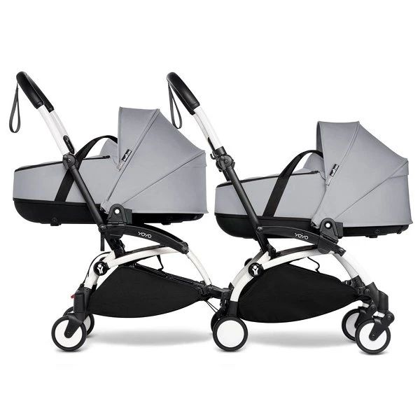 BABYZEN™ YOYO² Zwillingskinderwagen Stone Gestell White 2 BABYZEN™ YOYO² Zwillingskinderwagen Stone Gestell White – Bild 2