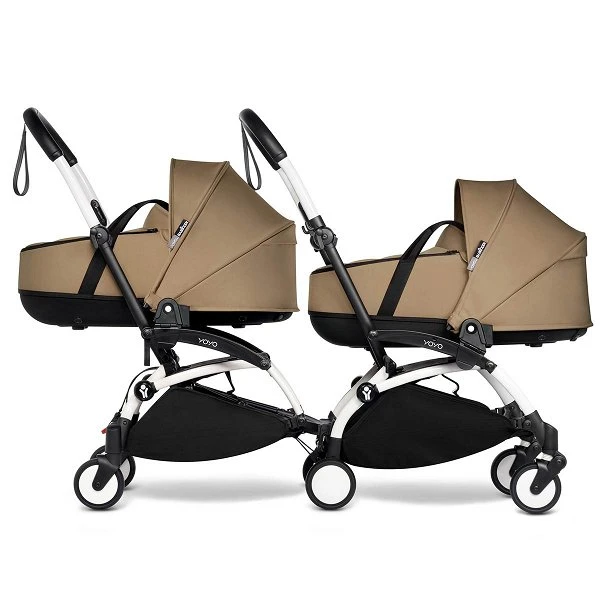 BABYZEN™ YOYO² Zwillingskinderwagen Toffee Gestell White 2 BABYZEN™ YOYO² Zwillingskinderwagen Toffee Gestell White – Bild 2